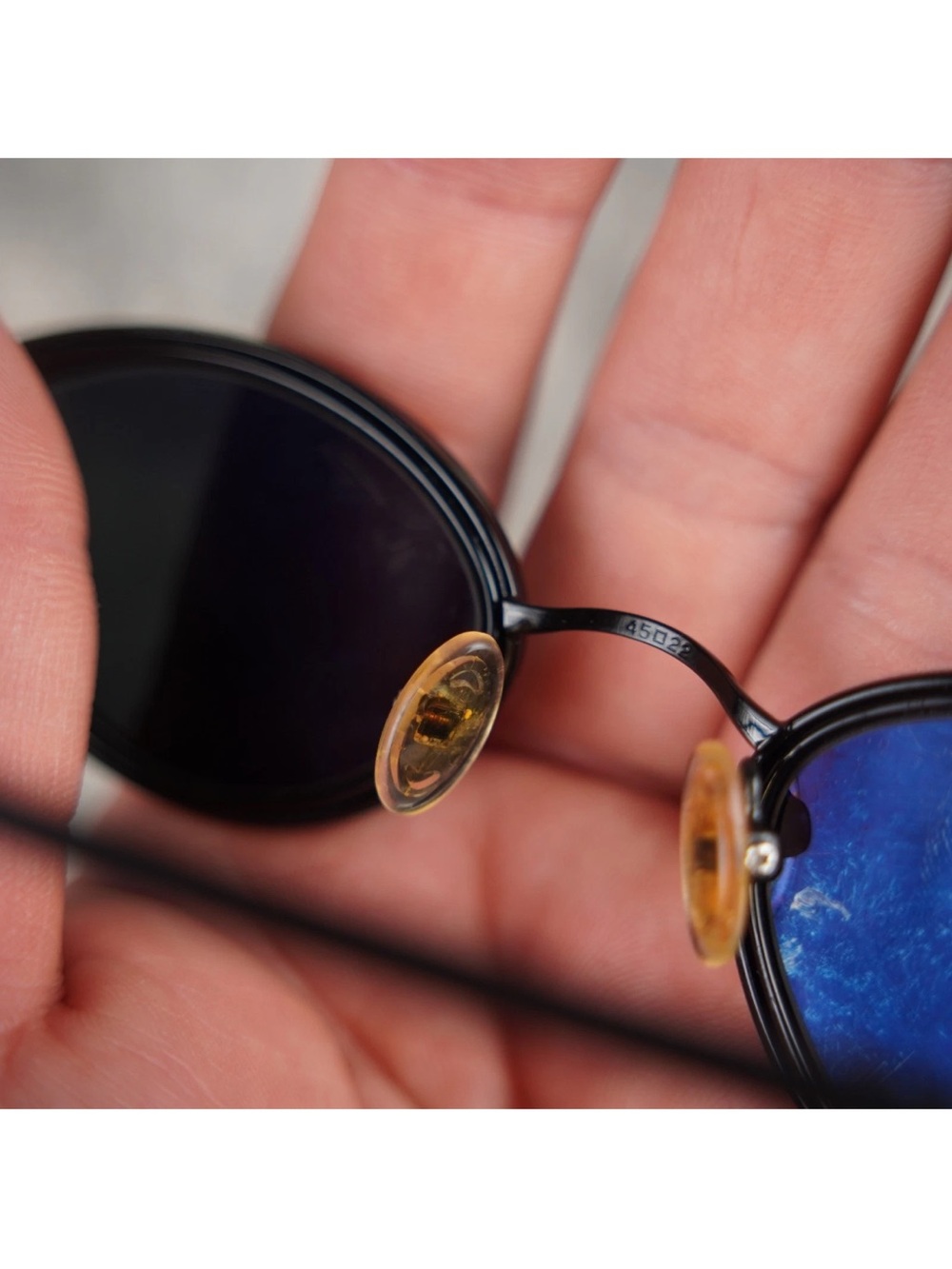 Maui Jim Lanikai Gloss Black Polarized Oval Sunglasses MJ-128-02 W/ Case 45-22 - Picture 11 of 15
